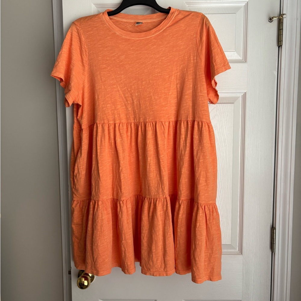 Old Navy Orange Mini Dress NWT